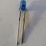 3mm LED blau